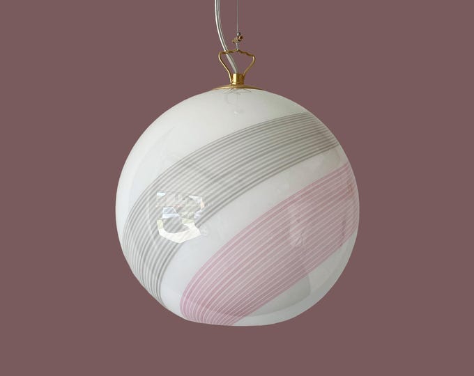 NUVOLA 25 by LA MURRINA, chandelier, Murano filigree glass, vintage 90s