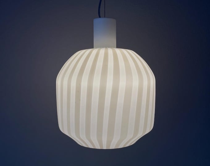 FILIGREE MURANO STRIPES lamp white - handmade by Murano glass masters white frame
