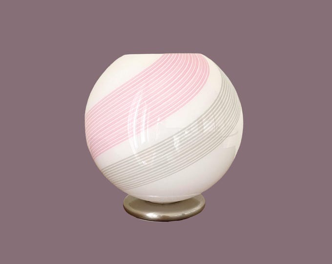 NUVOLA 20 by LA MURRINA, table lamp, Murano filigree glass, vintage 90s