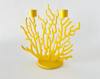 TENOCHTITLAN MINI by DRIADE, Yellow Candelabra designed by Vittorio Locatelli