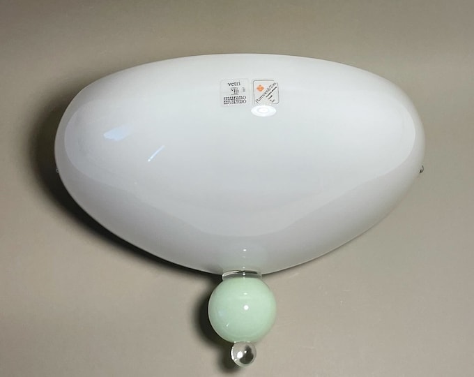 BAROVIER & TOSO gorgeous Murano wall lamp FORTYSEVEN, vintage dated 1993, not used