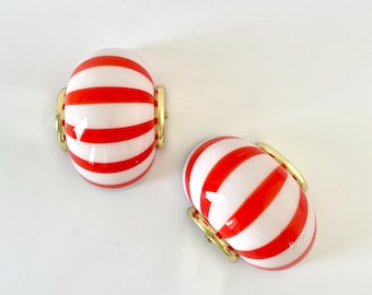 SHELL FILIGRANA MURANO stripes wall/ceiling lamp - handmade by Murano glass masters-golden frame