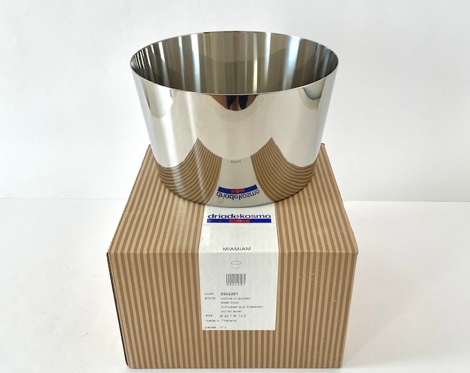Driade Kosmo large rare bowl Miamiam Design Philippe Starck, vintage '90, unused