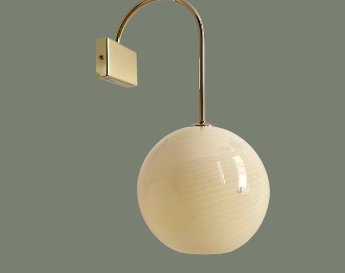 CALLA wall 20 by LA MURRINA, wall lamp, filigree Murano glass, vintage 90s, unused