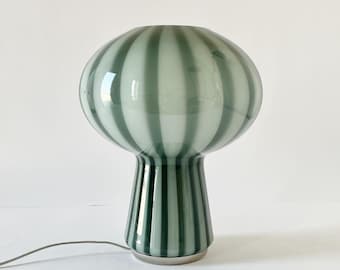 FRUGOL MURANO LAMP, grüne Tischlampe, Design Ettore Cacciavillani