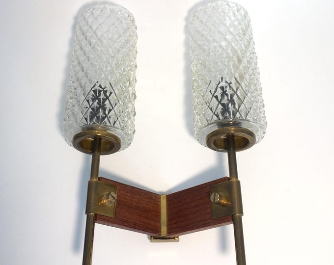 Elegant rare wall lamp applique - Italian modern design 1950s vintage