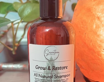 Hair Growth Shampoo – Natural, Thickening, Scalp Detox – Reduces Thinning, Supports Regrowth – Hair Loss Solution