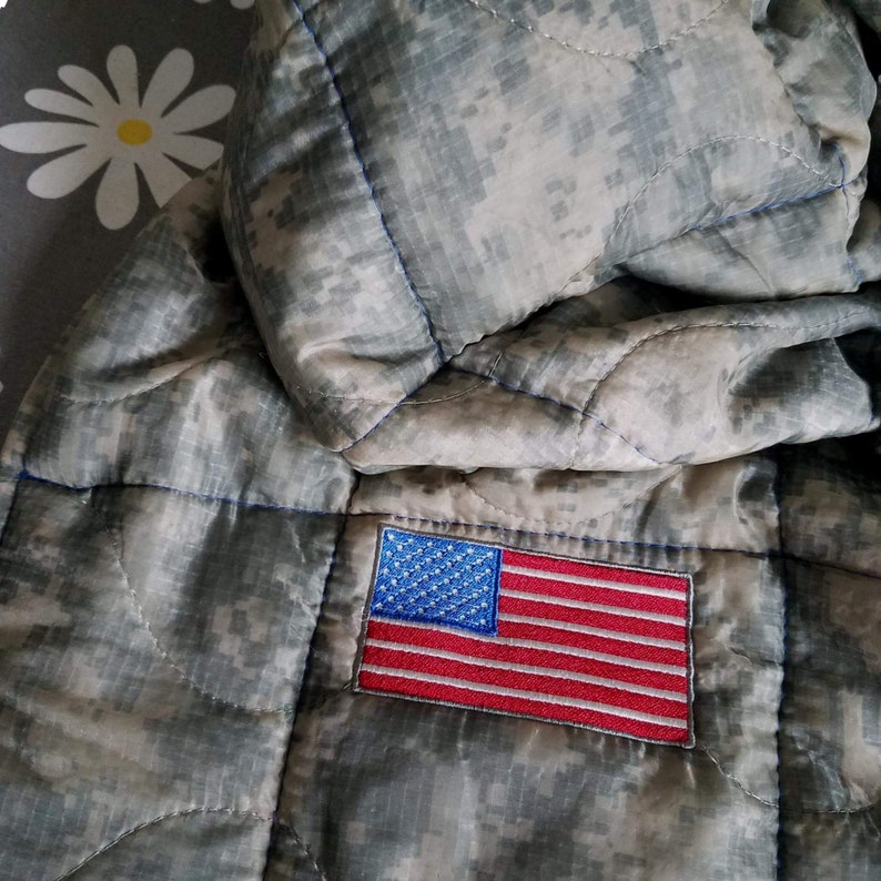 Woobie Weighted Blanket ACU/UCP Camo Front & Back Adult Etsy