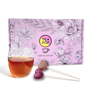 Tea On-A-Stick, Coffret Cadeau Thé Gourmet, 100% Naturel, Se Dissout Dans L'eau, 18 Bâtonnets image 1