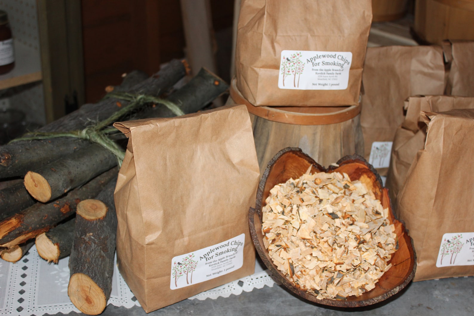 Applewood Chips for Smoking 1 Lb. Etsy