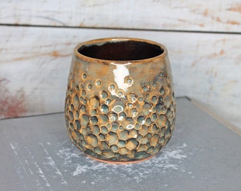 Textured Pottery Glass, 11 oz