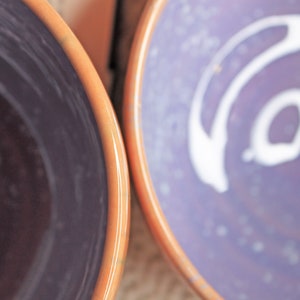 27 oz Orange Glazed Ceramic Pottery Bowl image 6