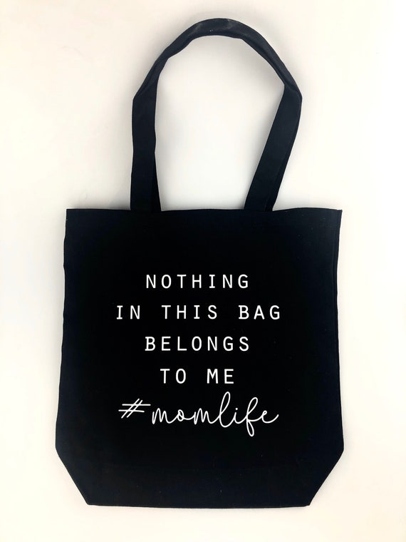 Mom Life Canvas Tote Bag