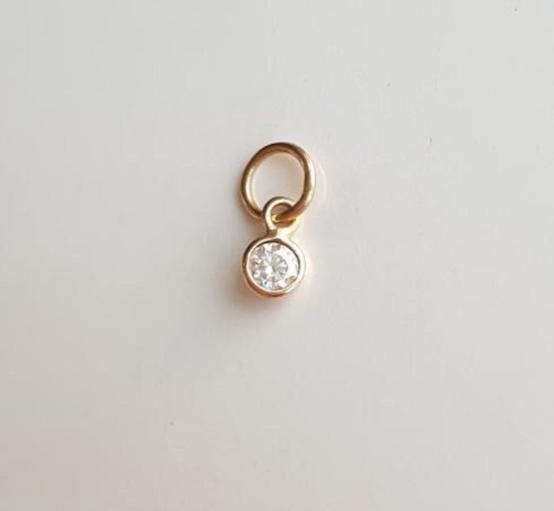 Diamond & 18k Gold Small Boules Charm