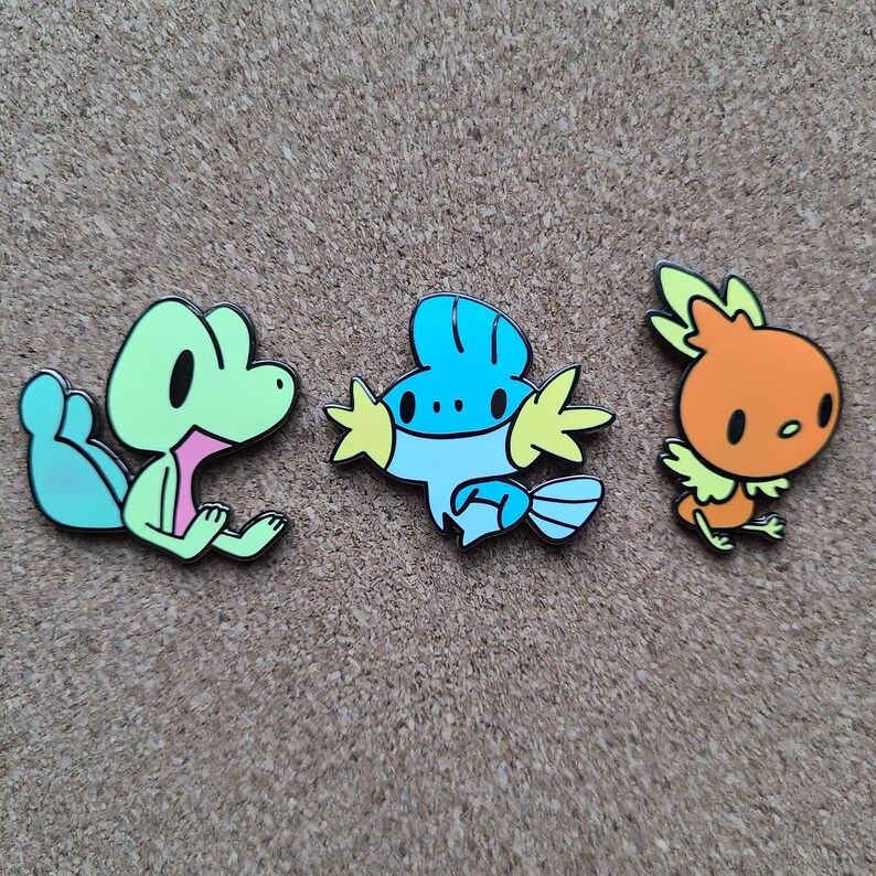 Hoenn Starter Pins