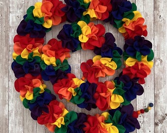 Felt Rainbow Garland
