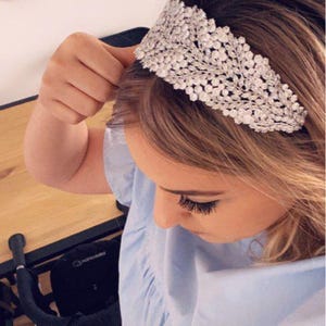 ELZA - ウェディング ティアラ、ロイヤル ティアラ、ラインストーン ティアラ、ウェディング ティアラ ヘッドピース、ウェディング ヘッドピース