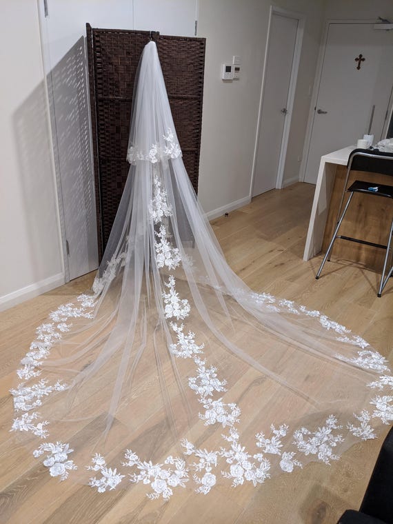 Swarovski Velo Da Sposa A Cappella Velo Sposa Lungo Elegante Velo