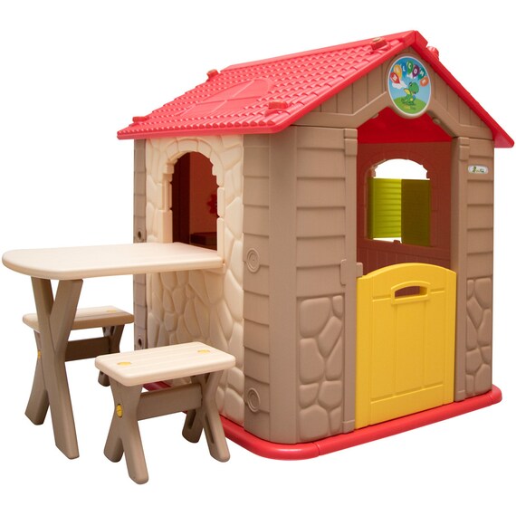 Kinder Spielhaus Ab 1 Garten Kinderhaus Mit Tisch Indoor Etsy