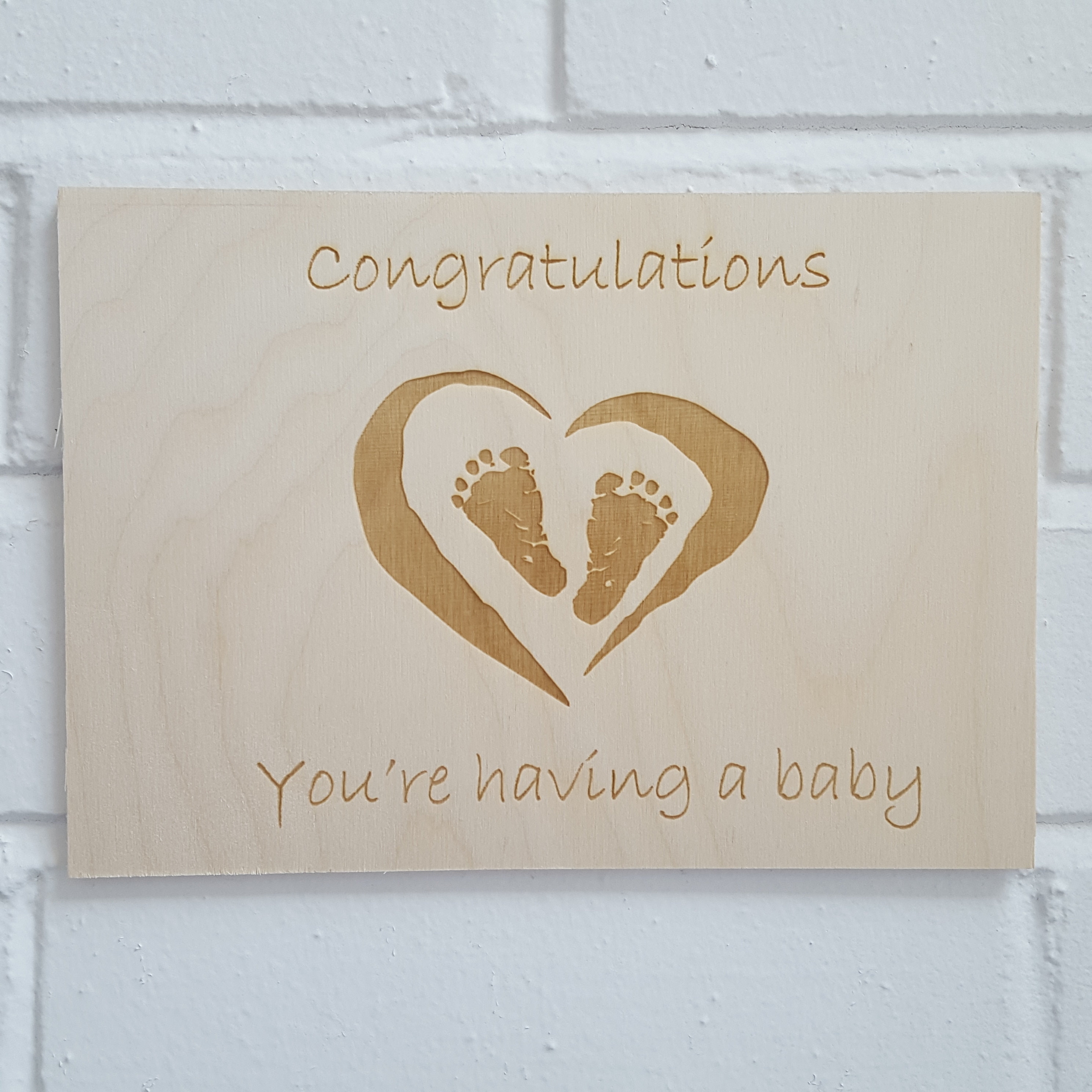 Congratulations On Your New Baby Wooden Hanging Heart Plaque Shabby Chic Sign Congratulations On Your New Baby Wooden Hanging Heart Plaque Shabby Chic Sign