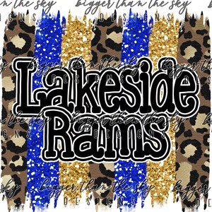 Bundle RAMS Blue & yellow PNG Download sublimation file Only