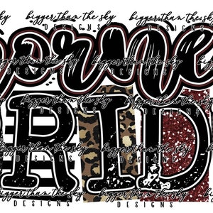 HORNET PRIDE Maroon & black leopard Glitter sublimation PNG Digital Download
