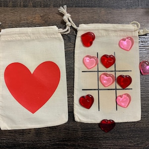 Travel Tic Tac Toe Bolsa de San Valentín