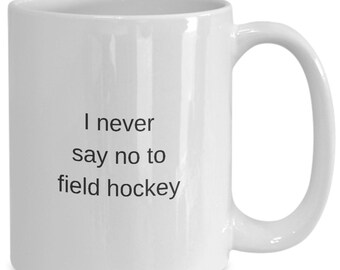 Field hockey mug gift idea for field hockey players coaches