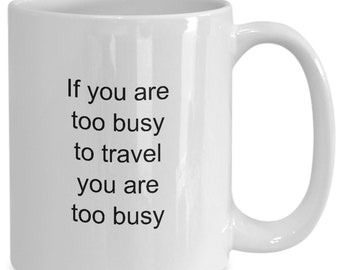 Travel agent mug gift for travel lovers mug travelers coffee mug