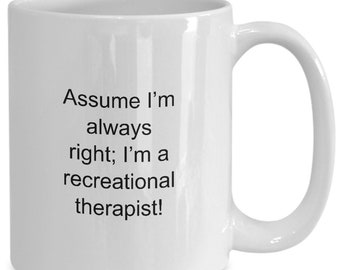 Ludothérapeute tasse mug à café cadeau pour thérapeute loisir