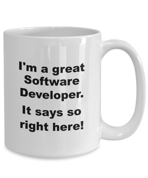 N\A PassionWear Software Engineer Mug Software Engineer Gift Software Regalo per Software Engineer N\A PassionWear Software Engineer Mug Software Engineer Gift Software Regalo per Software Engineer