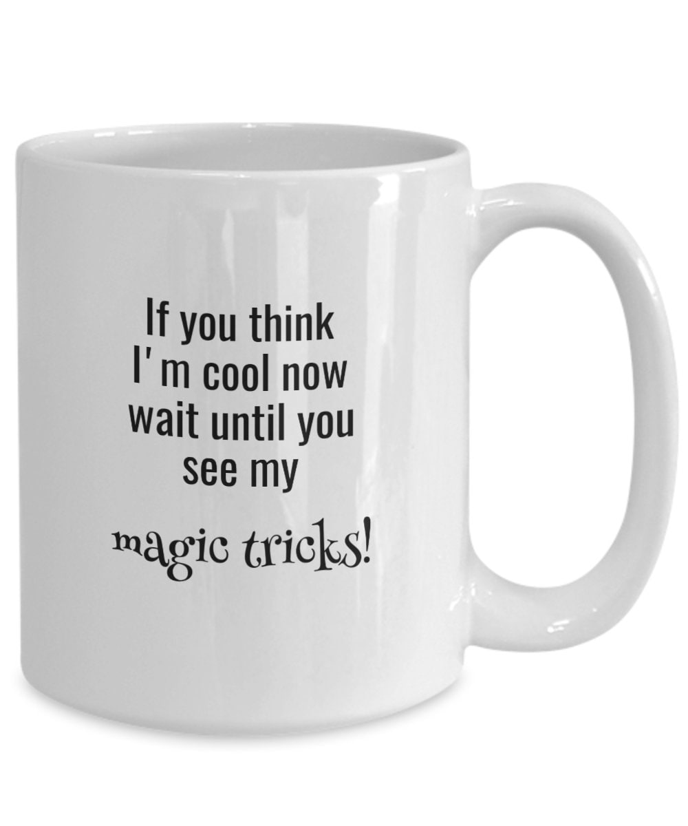 Magic Tricks Coffee Mug Gift for Cool Magicians Card Game Lovers Etsy