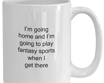 Fantasie Sport Becher Geschenk für Fantasie Sport Liebhaber Kaffee Tasse