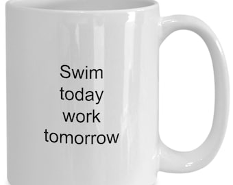 Schwimmen Sie Becher Geschenk für Schwimmer Trainer Kaffee Tasse schwimmen
