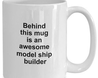 Modell Schiff Builder Kaffeebecher Awesome Geschenk für Modellbauer