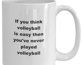Lustige Volleyball Becher Geschenk für Volleyballspieler sport Liebhaber und Trainer