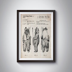 24 Patent Prints, Star Wars Printables, Star Wars Patent, Star Wars Wall Decor, Gift, Patent Decor, Star Wars Wall Art, Star Wars Figures