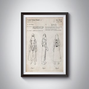 24 Patent Prints, Star Wars Printables, Star Wars Patent, Star Wars Wall Decor, Gift, Patent Decor, Star Wars Wall Art, Star Wars Figures