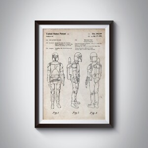 24 Patent Prints, Star Wars Printables, Star Wars Patent, Star Wars Wall Decor, Gift, Patent Decor, Star Wars Wall Art, Star Wars Figures