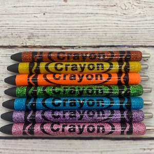 Crayon Pen | Raindow Pen Set | Teacher Gift | Crayon |