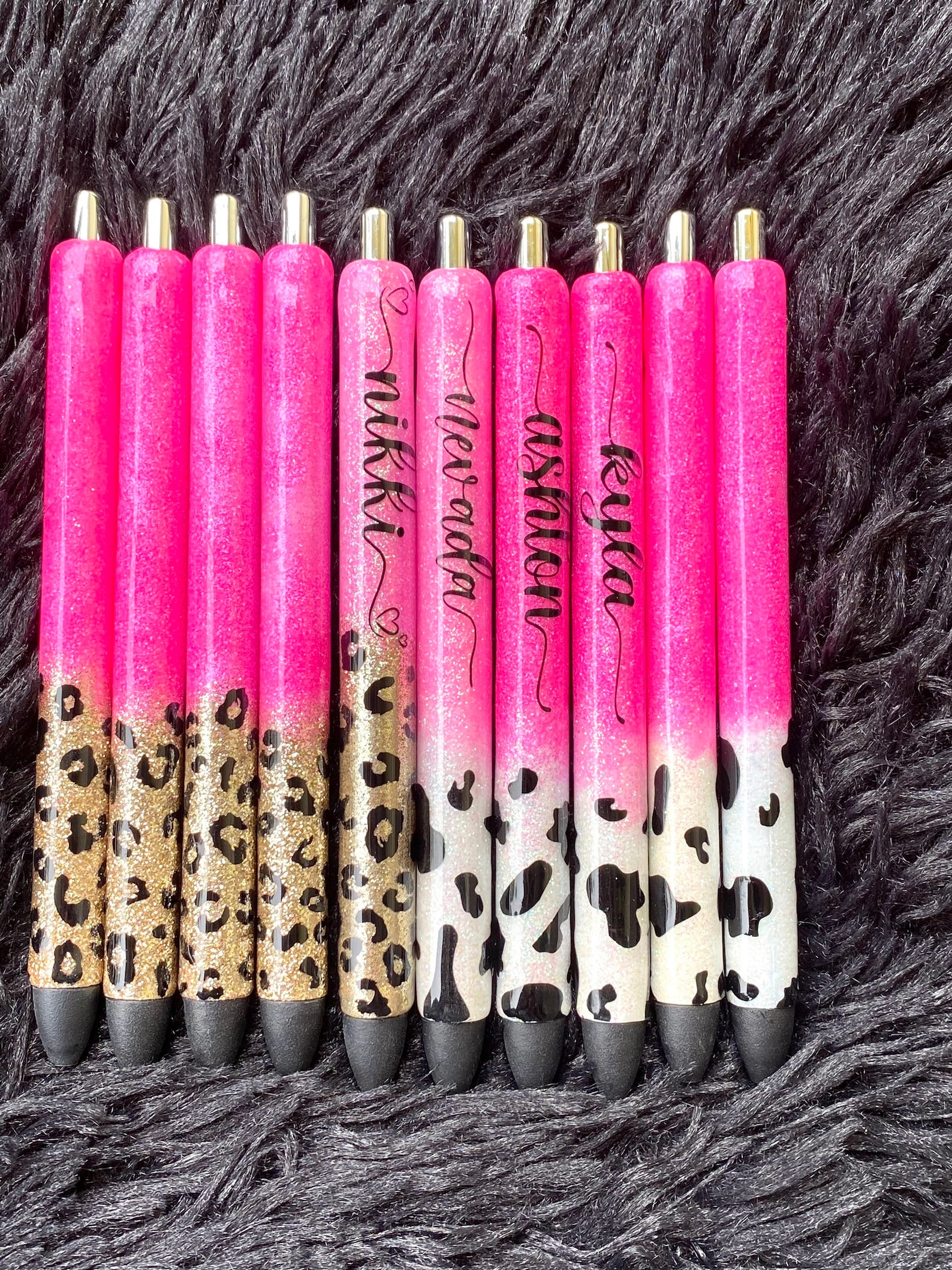 Animal Print Epoxy Pens Etsy