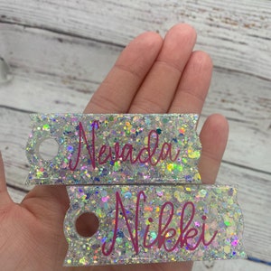 Custom Tumbler Name Tag | Tumbler Tag | Custom Tag | 40oz Tumbler Tag | Personalize You Tumbler | Name Plate |