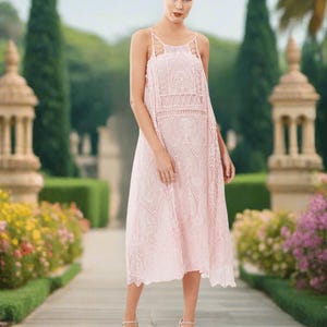 Boho Crochet Weave Dress