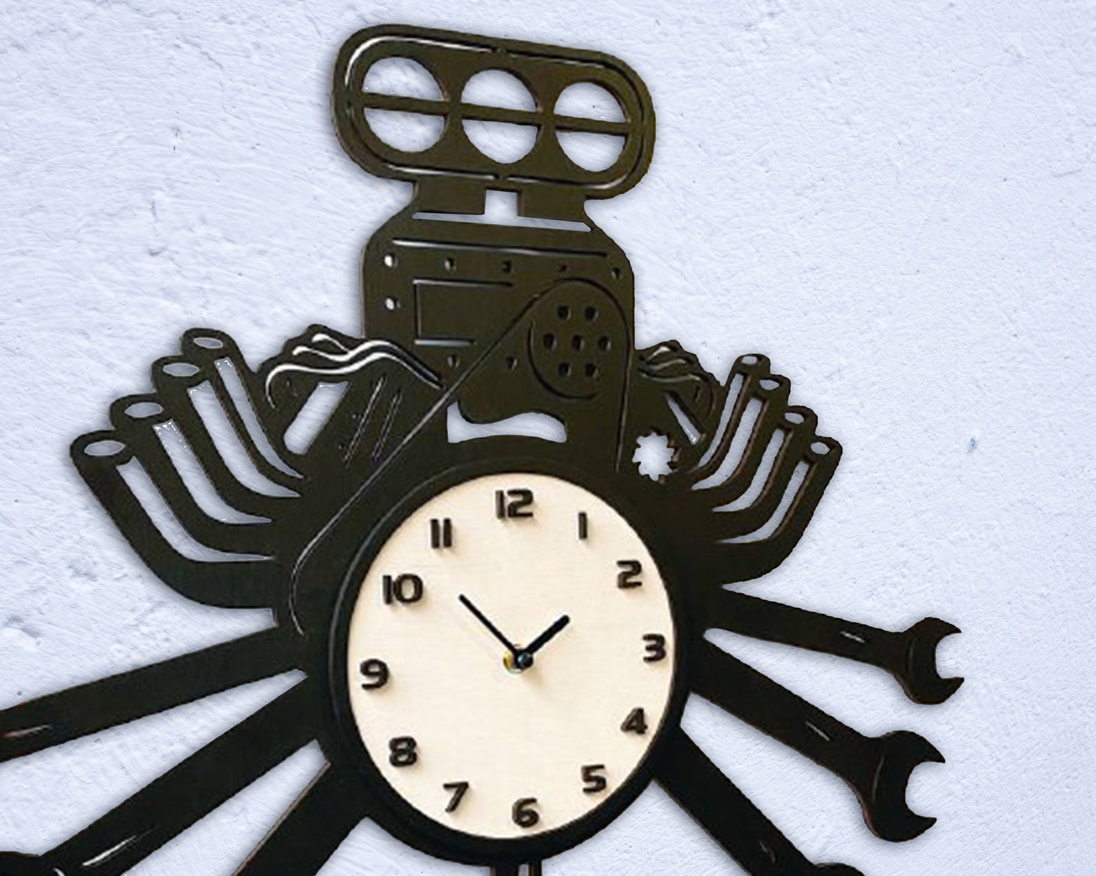 Personalized Garage Wall Clock Custom Garage Wall Decor Etsy