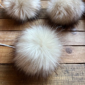 Cream Beanie With Pom Pom - Etsy display picture 1