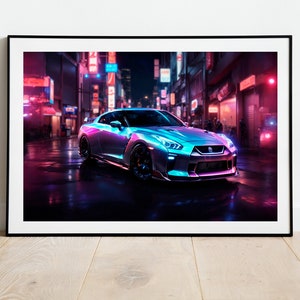 Nissan GTR Digital Print