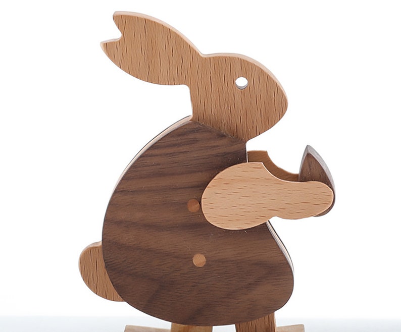 Ramp Walker Toy Wooden Ramp Walker Rabbit Wood Animal Toys Etsy UK
