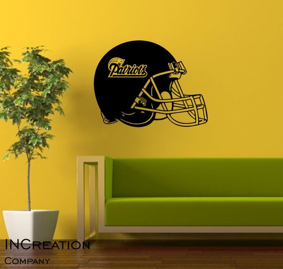 Mobel Wohnen New England Patriots Wall Decor Vinyl Sticker