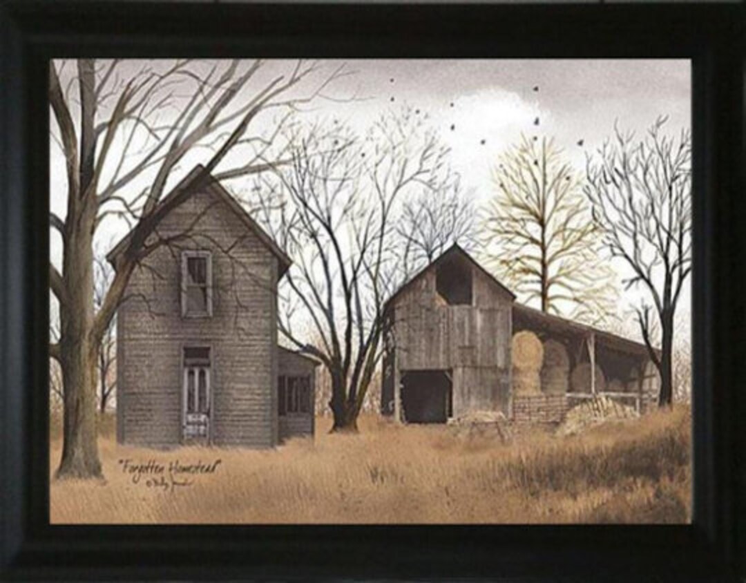 thumbnail image 2 of Art Print, Framed, Plaque By Billy Jacobs - Forgotten Homestead - BJ146A 2 of 6