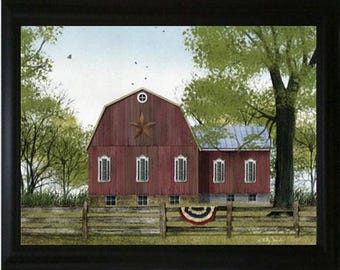 Sweet Summertime Barn - Framed Art By Billy Jacobs